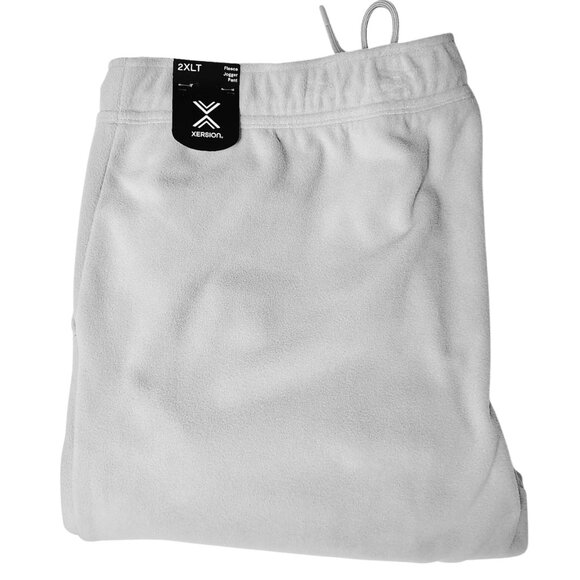 Xersion Big & Tall Fleece Sweatpants French Gray 2XL - Picture 4 of 7